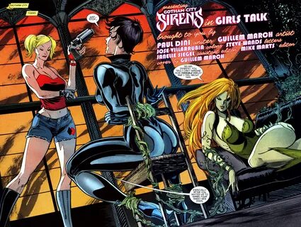 gotham city sirens, D c, Dc comics, Catwoman, Poison, Ivy, H