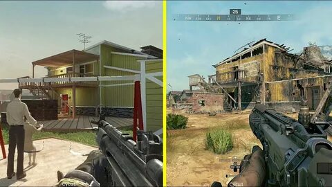 Call of Duty Black Ops 4 vs Black Ops 1 - Nuketown (Blackout