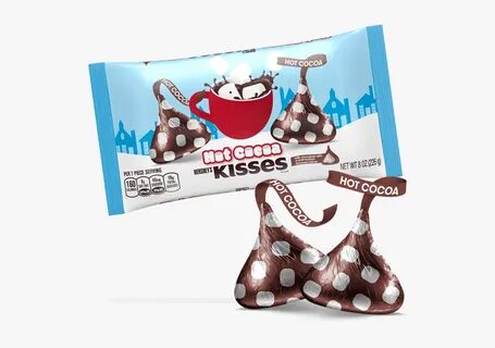 Hot Chocolate Hershey's Kisses, HD Png Download - kindpng