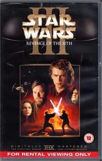 Star Wars Revenge of the sith vhs gorgeous