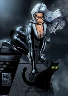 Blackcat by SeanE Black cat marvel, Black cat marvel comics,