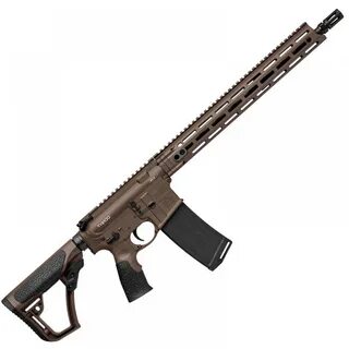 DDI M4 CRB V7 5.56 16 32 BRN Rifle: Semi-Auto Daniel Defense