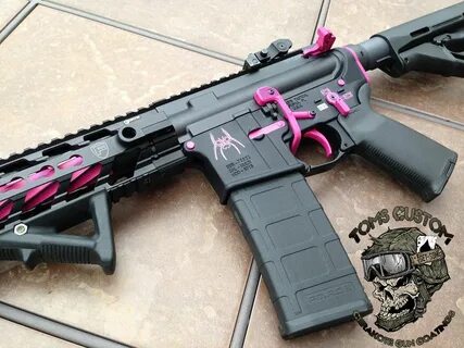 Beautiful AR in Sig Pink and Graphite Black - Toms Custom Gu
