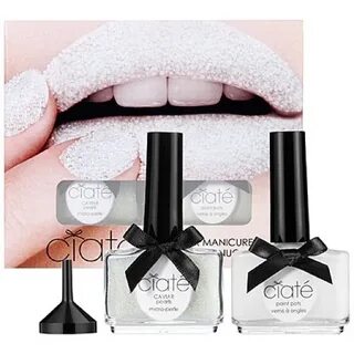 Ciaté Makeup Ciat Caviar Manicure Set Mother Of Pearl Polish