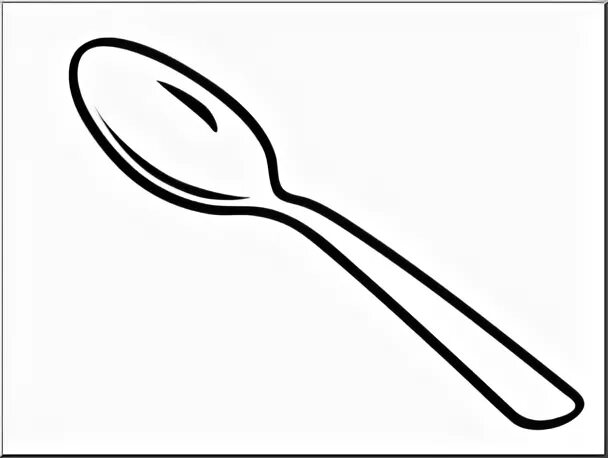 Library of spoon black and white png transparent stock png f