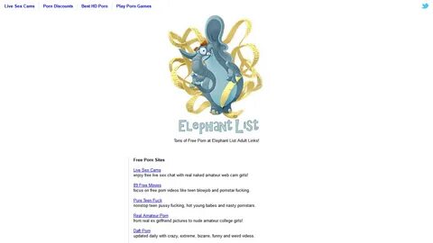 elephantlist.com - Website's Web