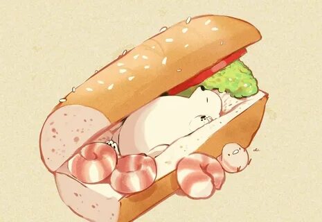 Photo bread anime food anime sandwich - free pictures on Fon