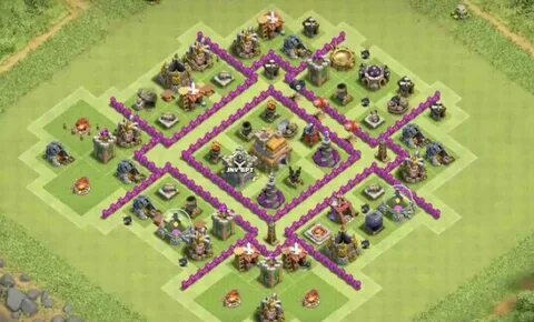 The Best TH7 War Base as of TODAY! - CoC Stars