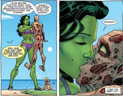 Deadpool kissing She-Hulk - Imgur