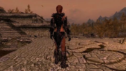 Скачать TES 5: Skyrim: "Daedric Female Armor" - Геймплей