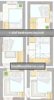 16 standart and 2 extreme Small Bedroom Layout Ideas from 65