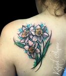 Narcissus flower tattoo watercolor Narcissus flower tattoos,