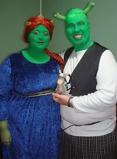 real life shrek wedding 06 Funny Shrek costume, Princess fio