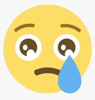 Emoji Crying Face Png, Transparent Png - kindpng