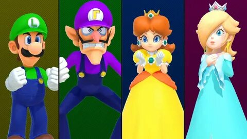 Super Mario Party Megafruit Paradise - Luigi Vs Daisy Vs Wal