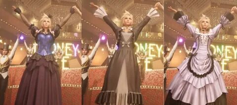 How to get all dresses for Aerith, Cloud, and Tifa in Final 