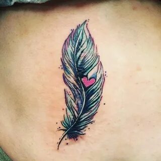 20 Whimsical Feather Tattoos to Make the Heart Fly Feather t