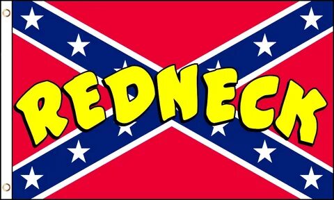 Rebel Redneck Flagg - METALLSKILT.NO