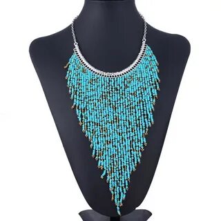 Купить Новая мода слоистых богемной necklacetassels старинны