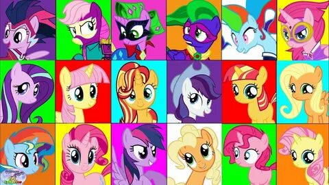 My Little Pony Color Swap Mane 6 Transforms Compilation Epis