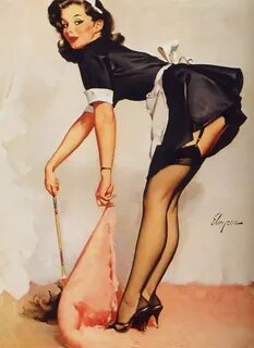 Pin-up - художник Джил Элвгрен (Gil Elvgren)