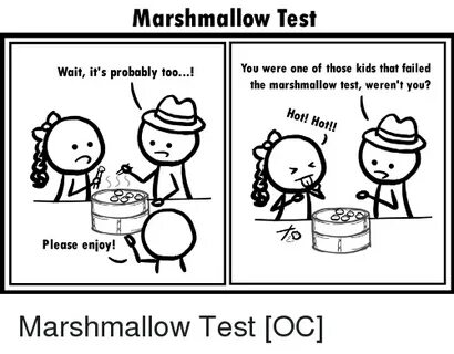 Marshmallow Test You Were One of Those Kids That Failed the 