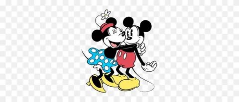 Mickey And Minnie Hugging Classic Mickey Mouse And Friends C