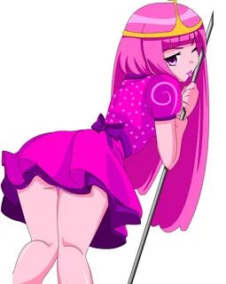 Safebooru - 1girl adventure time ass breasts dress pink eyes