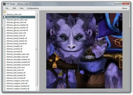 Скачать VTF Reader - Редактор текстур