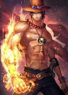 Portgas D. Ace by Zhang Ding Anime & Manga Poster Print meta