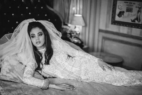 Elvis and Priscilla Presley Styled 1960s wedding shoot Weddi