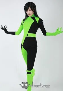 Kim Possible Shego Jumpsuit Cosplay Costume Kim possible cos
