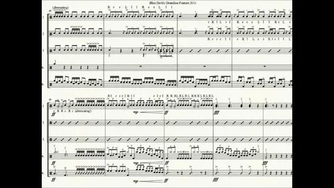 Blue Devils Snare Sheet Music 10 Images - Blue Devils Ditty 