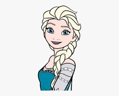 Elsa Frozen Clipart Face Coloring Pages Free Transparent - E