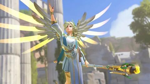 ArtStation - OVERWATCH - Mercy 'Winged Victory' Weapon Skin