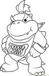 Bowser Jr Coloring Page for Kids - Free Super Mario Printabl