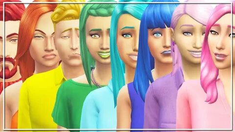 THE SIMS 4 RAINBOW EMOTIONS CHALLENGE - YouTube