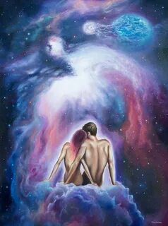 Products Spiritual paintings, Twin flame art, Flame art