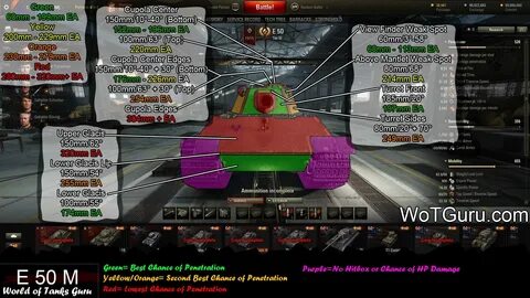 Weak Spot Guide: E50 - WoT Guru