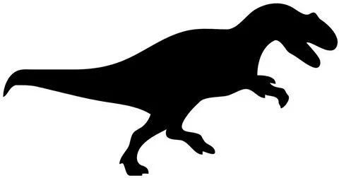 Dinosaur Silhouette Carnotsaurus Dinosaur Clipart Black