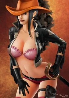 Safebooru - 1girl black gloves black hair breasts cowboy hat