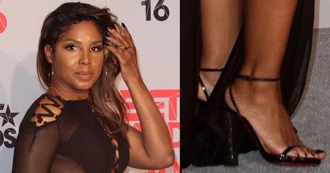 Toni Braxton Nude in Au Palace Sandals & Bao Tranchi See-Thr