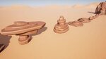 stylized desert rocks Model 3D in Pemandangan 3DExport
