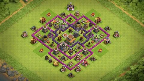 NEW Town Hall 7 (TH7) TROPHY Base Design 2018!! COC Best Th7