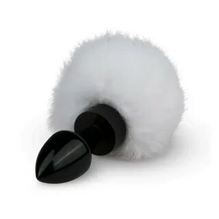 White Fluffy Bunny Tail Anal Plug " mostradelcavallo.eu