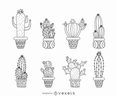 Cute Cactus Coloring Page Inspirational Hand Drawn Outline C