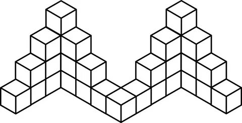 Stacked Cubes Clipart