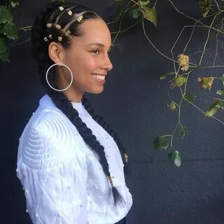 Alicia Keys and Mila J. Show Off Braids Essence.com Cool bra