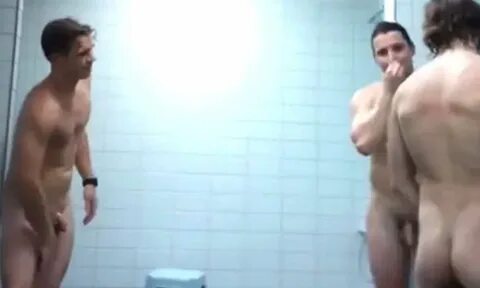 Three men caught naked in communal shower by spycam - Spycam