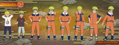 Naruto - Naruto Uzumaki PACK (Ver. 1.0) FOR XPS!! by MVegeta